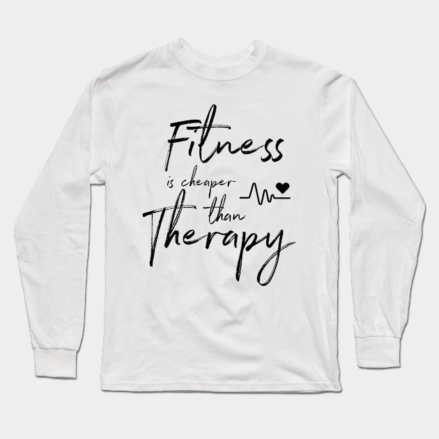 Fitness gym therapy Long Sleeve T-Shirt by ShirtyLife